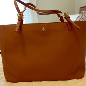 Tory Burch York Buckle Tote - Brown/Tan
